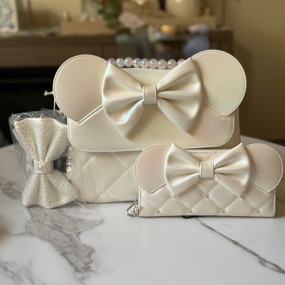 Loungefly Disney Minnie Mouse Iridescent Wedding line
